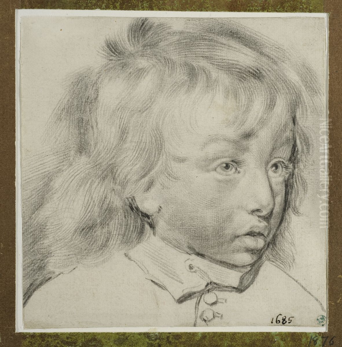 Gosshuvud Oil Painting by Cornelis Ii Visscher