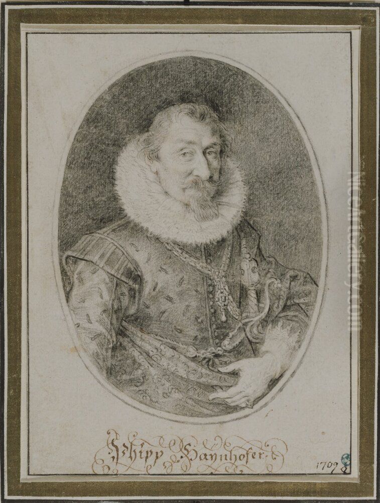 Portrait of Philip Hainhofer Oil Painting by Lucas Kilian