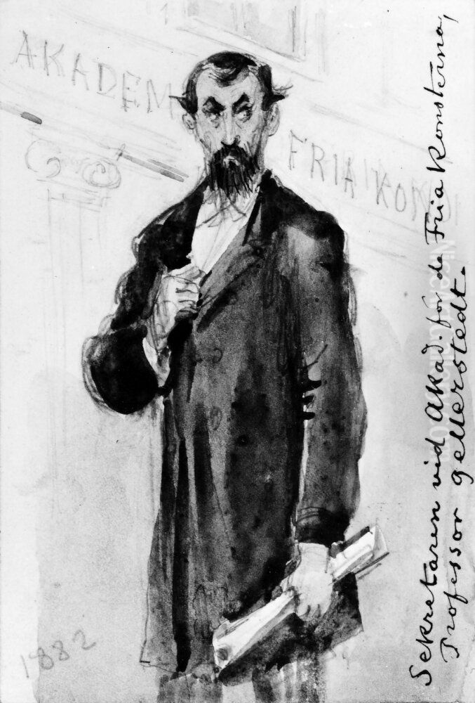 Albert Teodor Gellerstedt, overintendent, arkitekt. Skissbok 