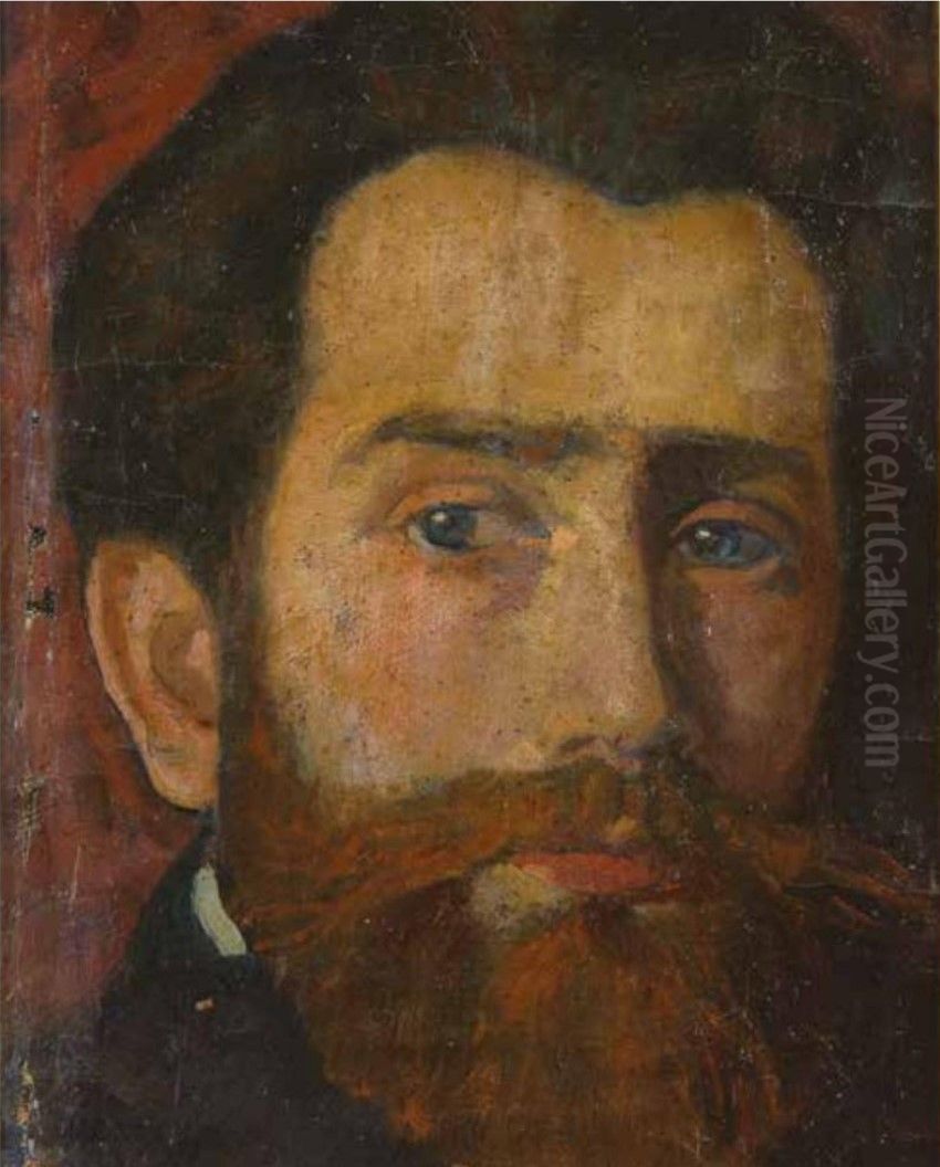 Portret Janka Witkiewicza Oil Painting by Stanislaw Ignacy Witkiewicz (Witkacy)