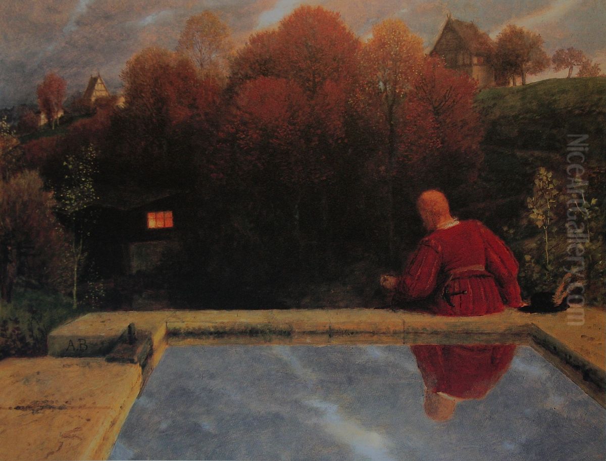 The Homecoming Oil Painting by Arnold Bocklin