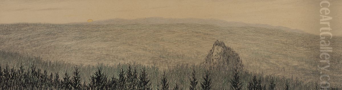 Skogtroll Oil Painting by Theodor Kittelsen