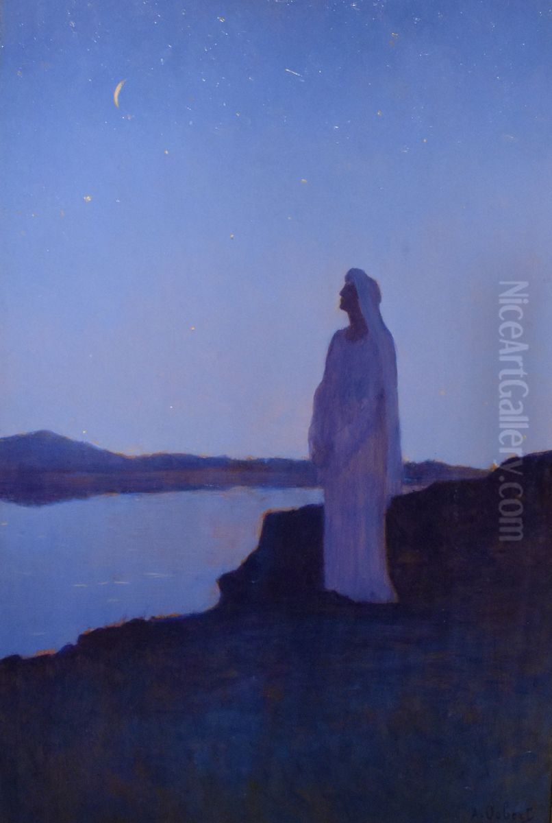 Fantasticheria nella notte Oil Painting by Alphonse Osbert
