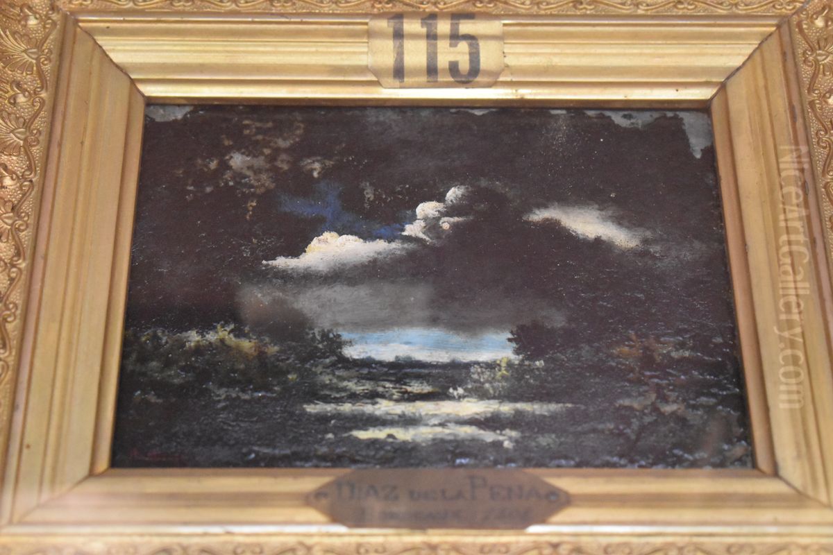 Paysage Oil Painting by Narcisse Virgilio Diaz