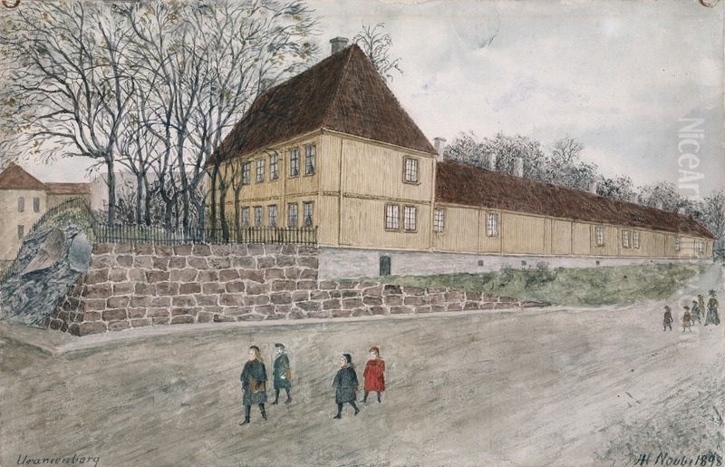 Lokken Uranienborg Oil Painting by Henrik Laurentius Helliesen
