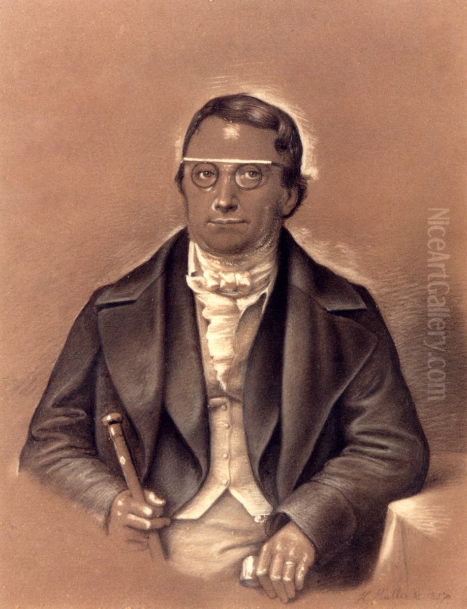 Oberkonsistorialdirektor und Kanzler des GrossherzogtumsSachsen-Weimar-EisenachGustavLeopold ConstantinWittich(1783-1857) Oil Painting by unknown
