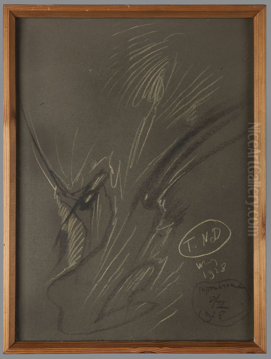 Portrait of Helena Bialynicka-Birula Oil Painting by Stanislaw Ignacy Witkiewicz (Witkacy)