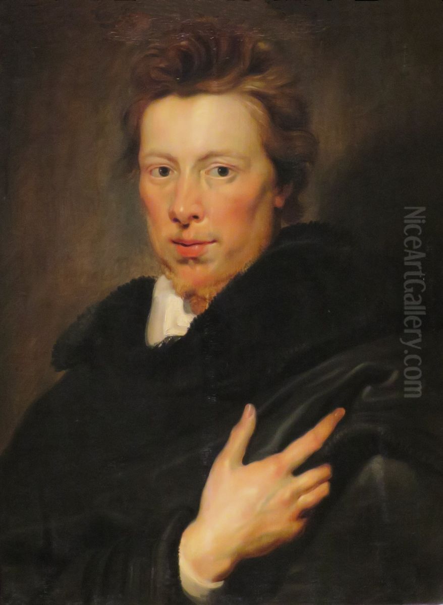 Portrait of Daniel Nijs Oil Painting by (studio of) Rubens, Peter Paul
