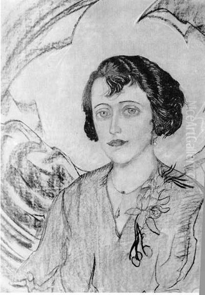 Portret Zofii Stryjenskiej Oil Painting by Stanislaw Ignacy Witkiewicz (Witkacy)