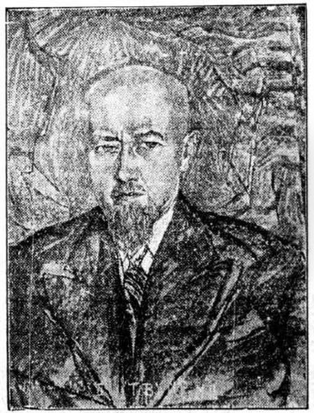 Portret Ministra Aleksandra Blazeja Prystora Oil Painting by Stanislaw Ignacy Witkiewicz (Witkacy)