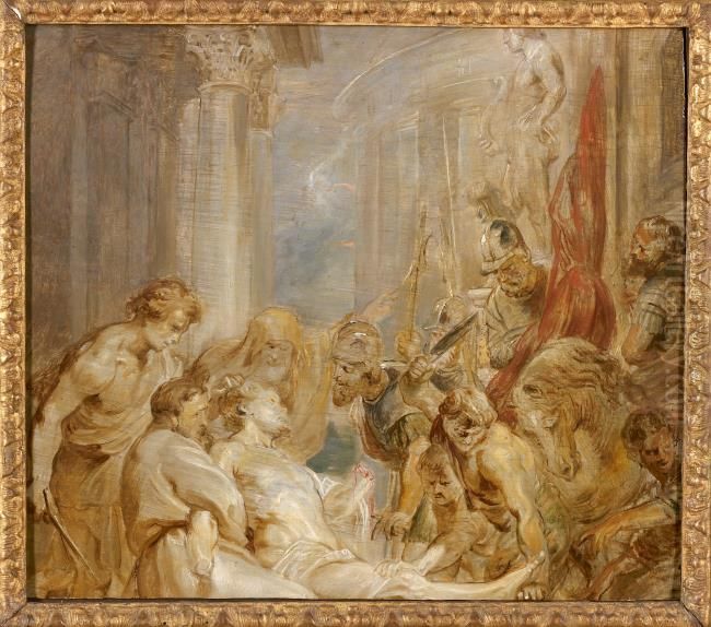 The martyrium of Saint Adrian Oil Painting by (studio of) Rubens, Peter Paul