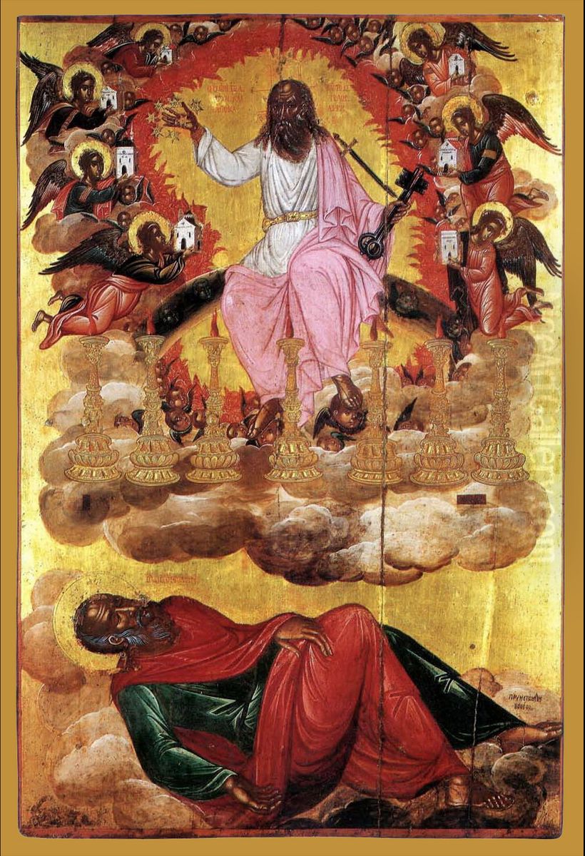 Vision of the Apocalypse Oil Painting by Thomas Bathas