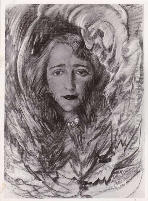 Portret Heleny Maciakowej Oil Painting by Stanislaw Ignacy Witkiewicz (Witkacy)