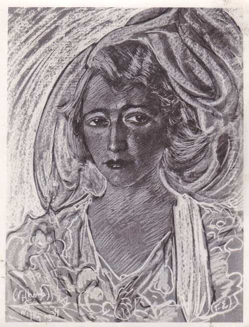 Portrait of Helena Maciakowa Oil Painting by Stanislaw Ignacy Witkiewicz (Witkacy)