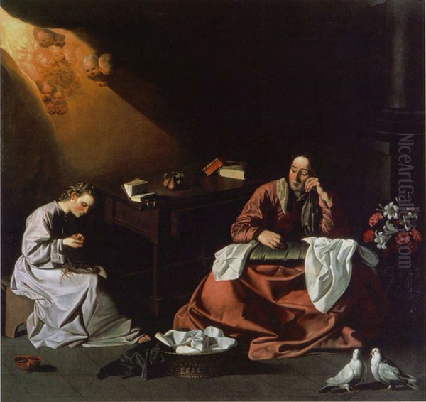 House at Nazareth Oil Painting by Francisco De Zurbaran