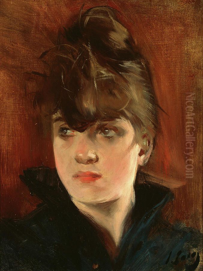 Assidua al Moulin de la Galette Oil Painting by Ramon Casas