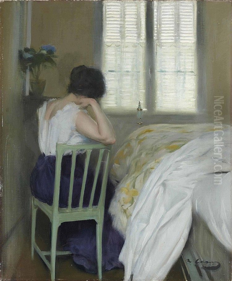 The sad hours Oil Painting by Ramon Casas