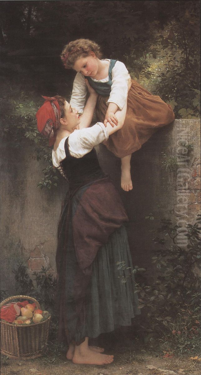 Little Thieves Oil Painting by William-Adolphe Bouguereau
