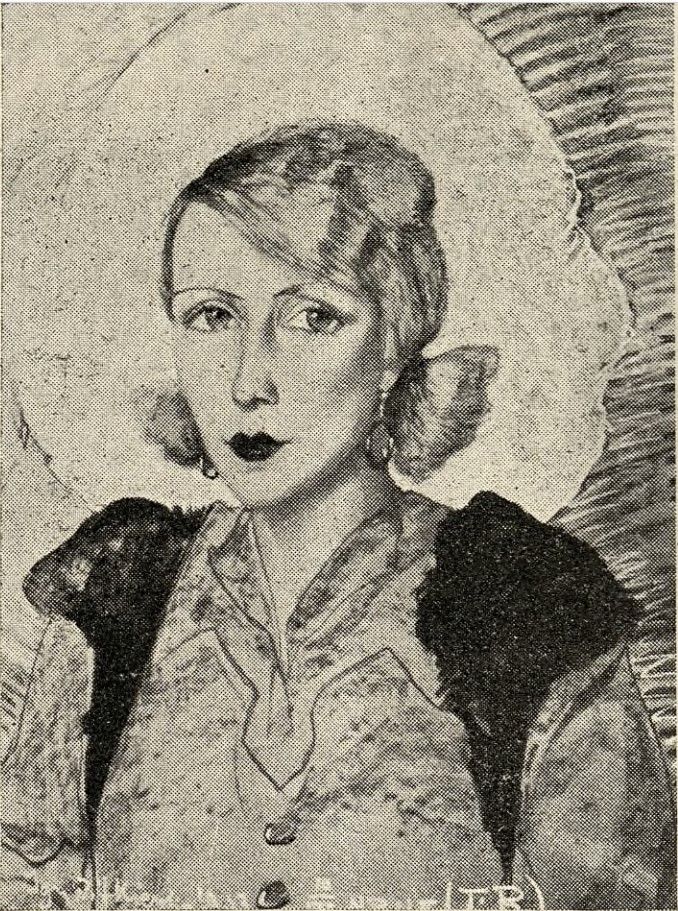 Portret Kazimiery Alberti Oil Painting by Stanislaw Ignacy Witkiewicz (Witkacy)