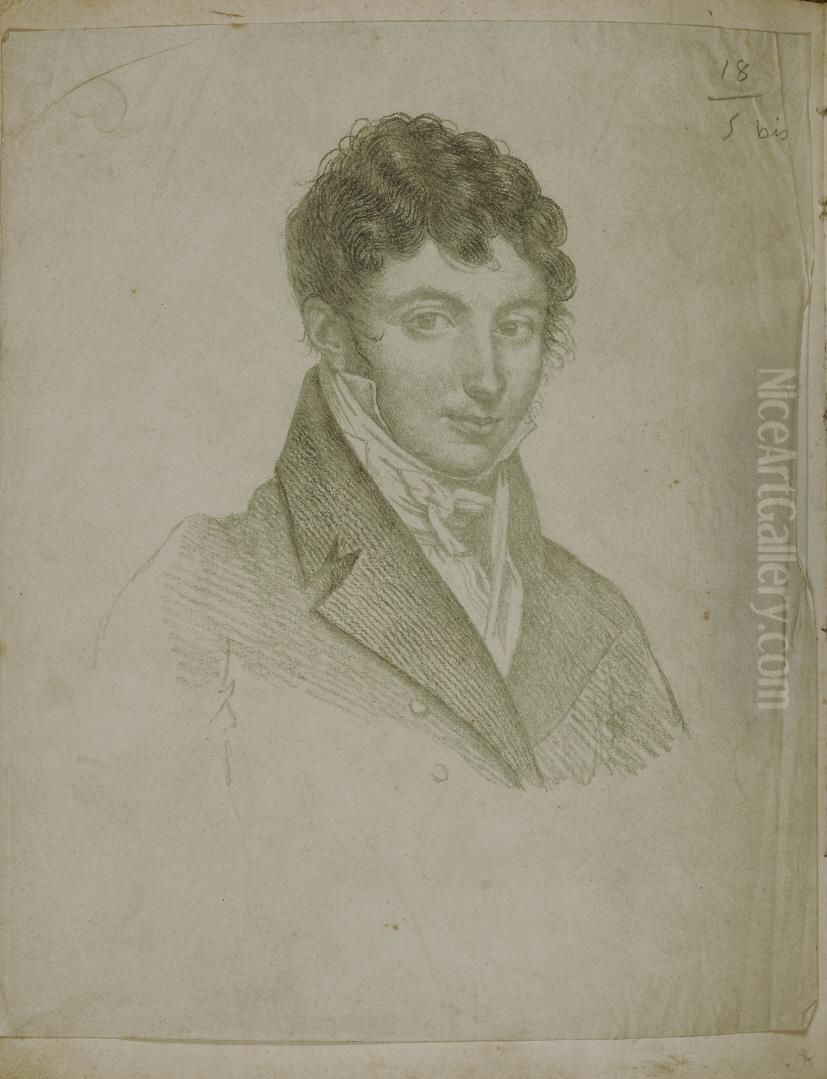 Joseph Servieres Oil Painting by Jean-Baptiste Wicar