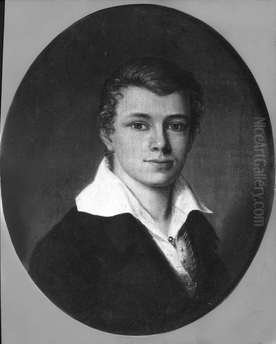 Hans Aall Oil Painting by Jacob Munch