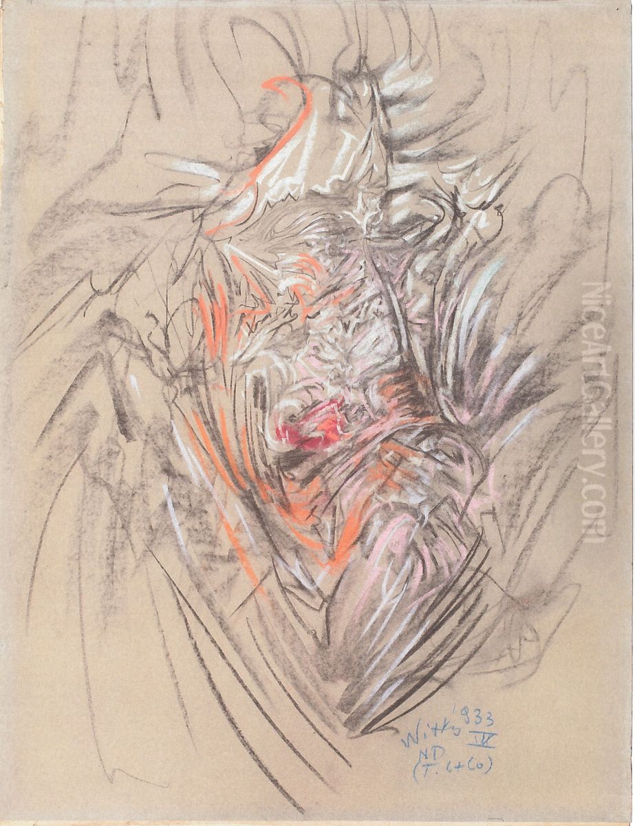 Portret Janiny Szubert Oil Painting by Stanislaw Ignacy Witkiewicz (Witkacy)