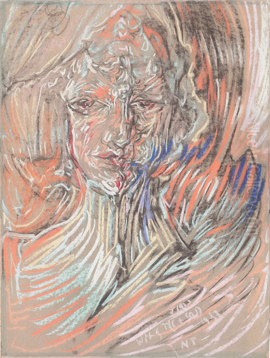 Portrait of Janina Szubert Oil Painting by Stanislaw Ignacy Witkiewicz (Witkacy)