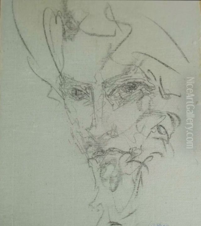 Portret Janiny Szubert Oil Painting by Stanislaw Ignacy Witkiewicz (Witkacy)