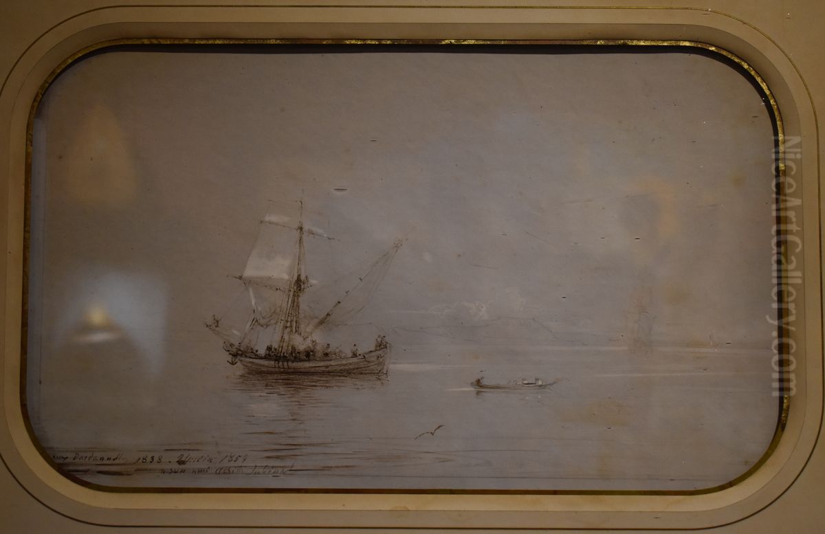 Les Dardanelles Oil Painting by Theodore Gudin