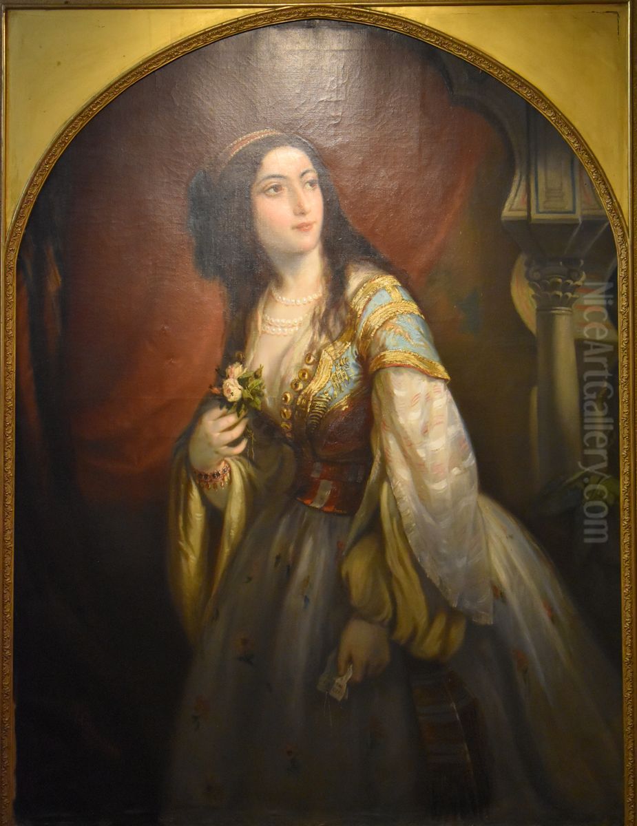 La Malibran Oil Painting by Hermann Moritz Cossmann