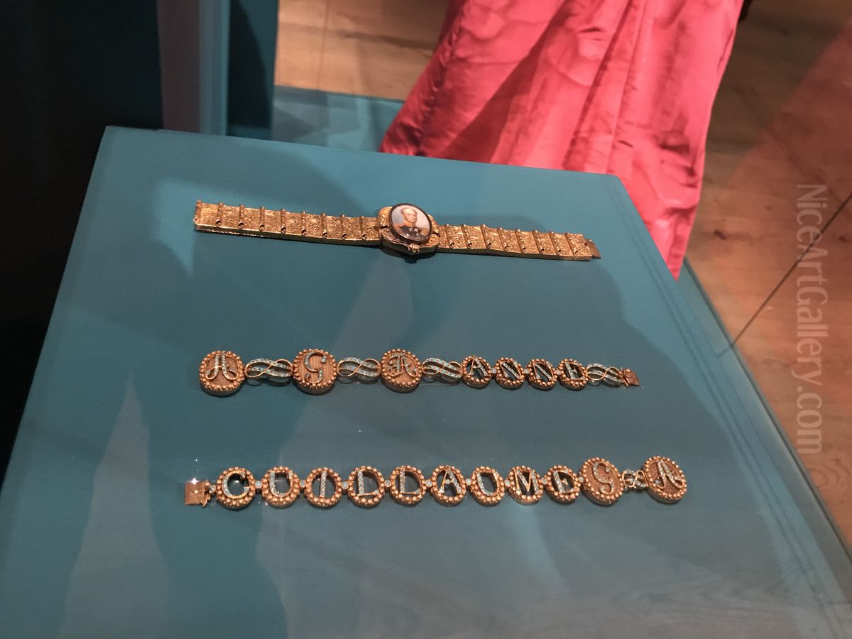 Bracelet with an ivory portrait miniature of Willem II, King of the Netherlands (1792-1849) Oil Painting by Royal Collections of the Netherlands