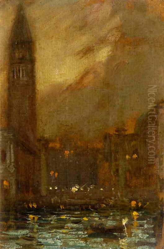 Venice Oil Painting by Douglas Strachan