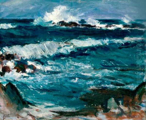 Stormy Weather, Iona by Samuel John Peploe Oil Painting by Samuel Peploe