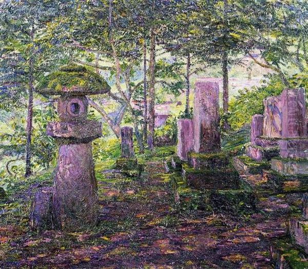 Jardin japones (Japon) Oil Painting by Lilla Calbot Perry