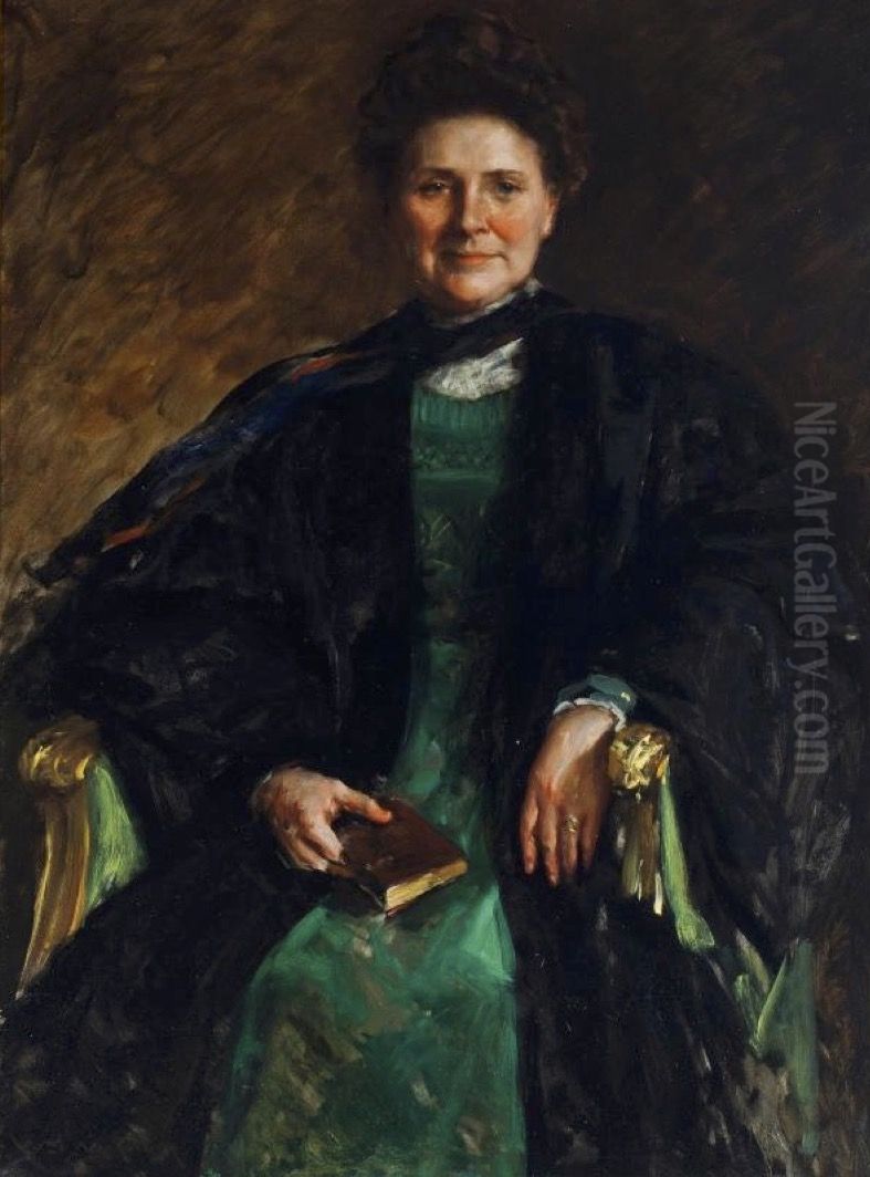 Myra Reynolds Oil Painting by William Merritt Chase