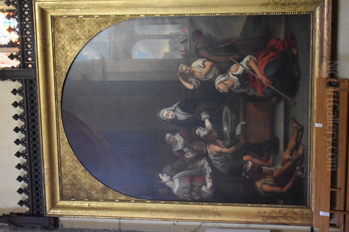 Saint Elisabeth of Hungary Oil Painting by Raymond-Marc Lagarrigue