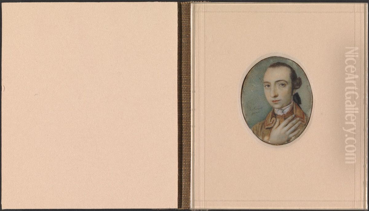 Portrait of a Young Man Oil Painting by John Smart