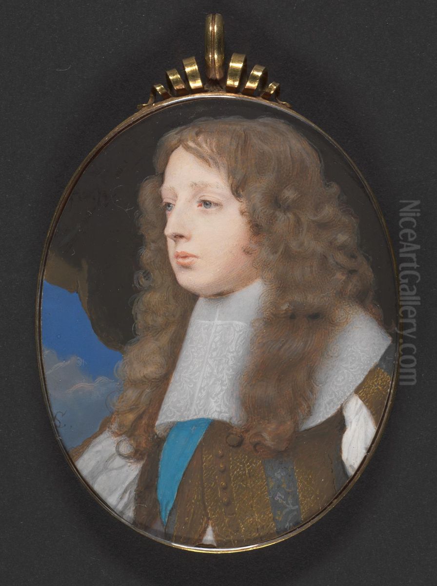 Charles Stuart, third Duke of Richmond and sixth Duke of Lennox Oil Painting by Samuel Cooper