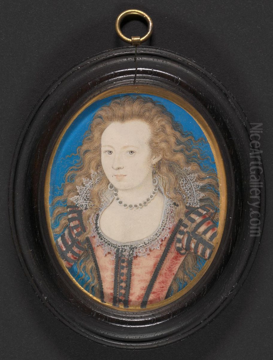 Portrait of a Lady Oil Painting by Nicholas Hilliard