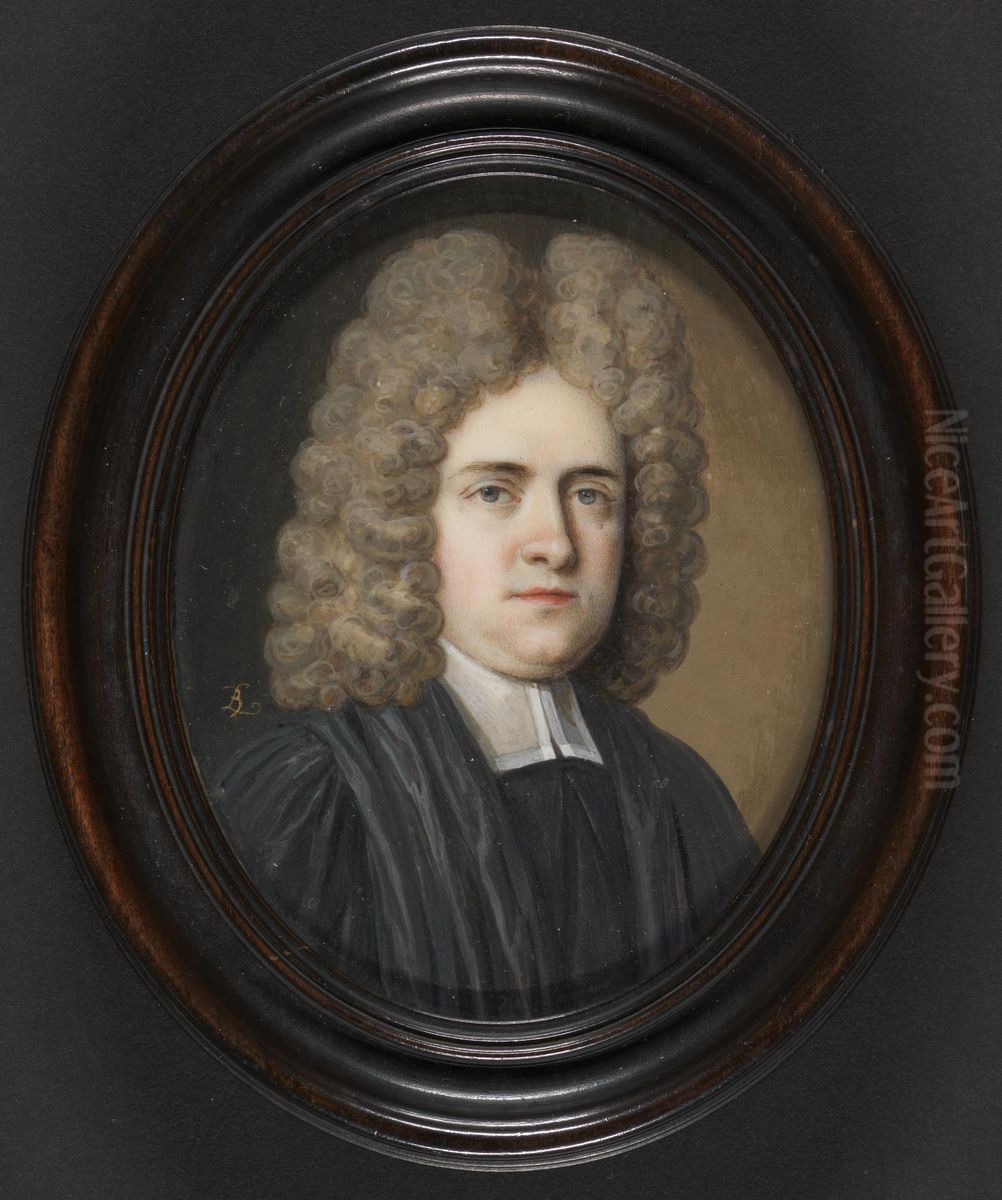 The Reverand Dr. John Harris Oil Painting by Bernard Lens III