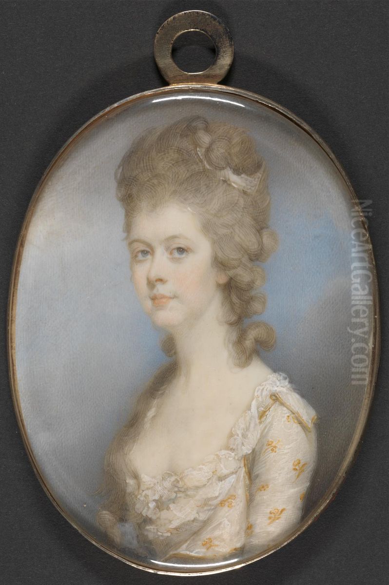 Portrait of an Unknown Lady Oil Painting by Jeremiah Meyer