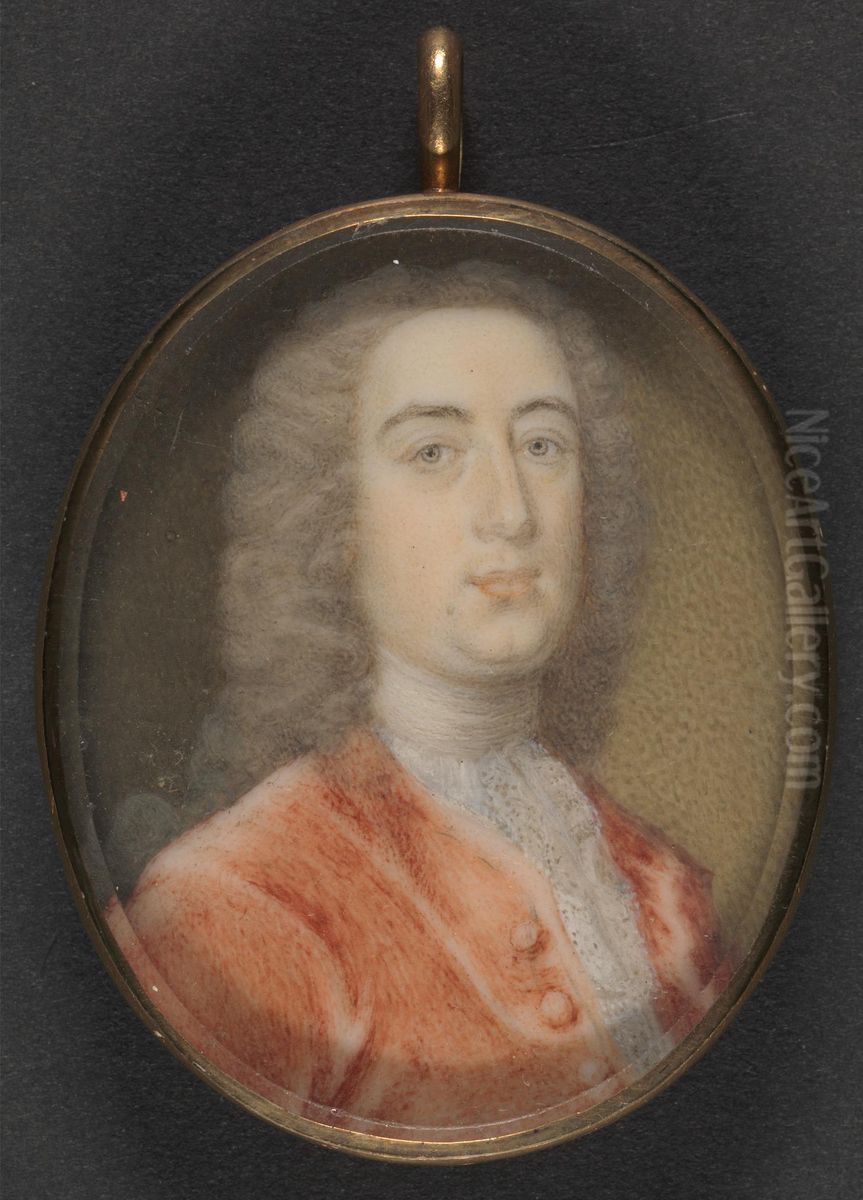 Portrait of a Gentleman Oil Painting by Bernard Lens III