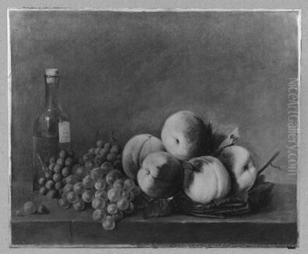 still-life-fruit Oil Painting by Francois Xavier Vispre