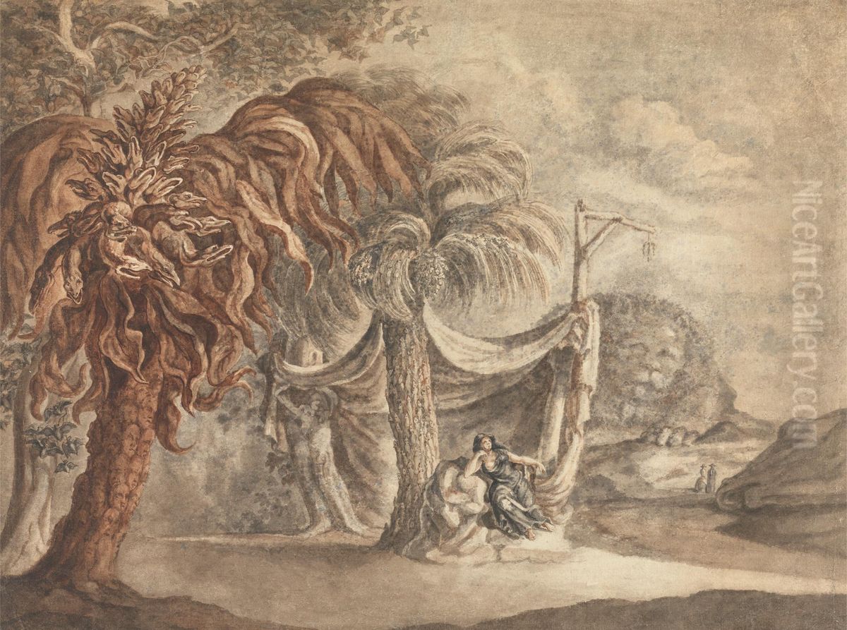 A Prospect of Vapourland Oil Painting by Richard Bentley