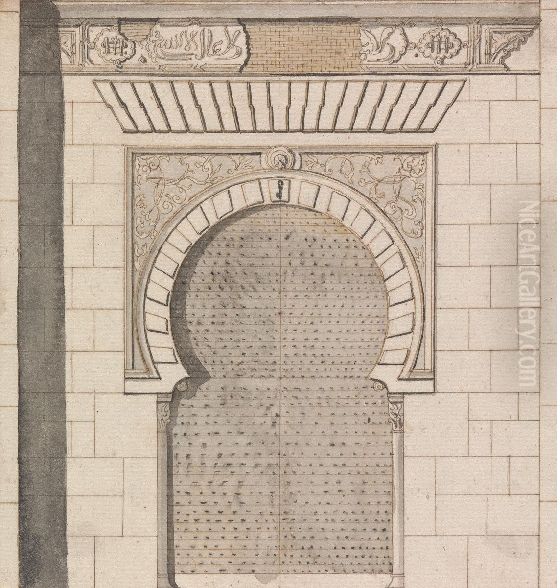 Puerta de los Siete Suelos Oil Painting by Henry Swinburne