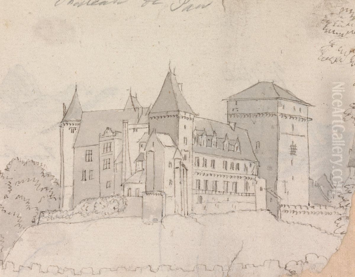 Chateaux Oil Painting by Henry Swinburne