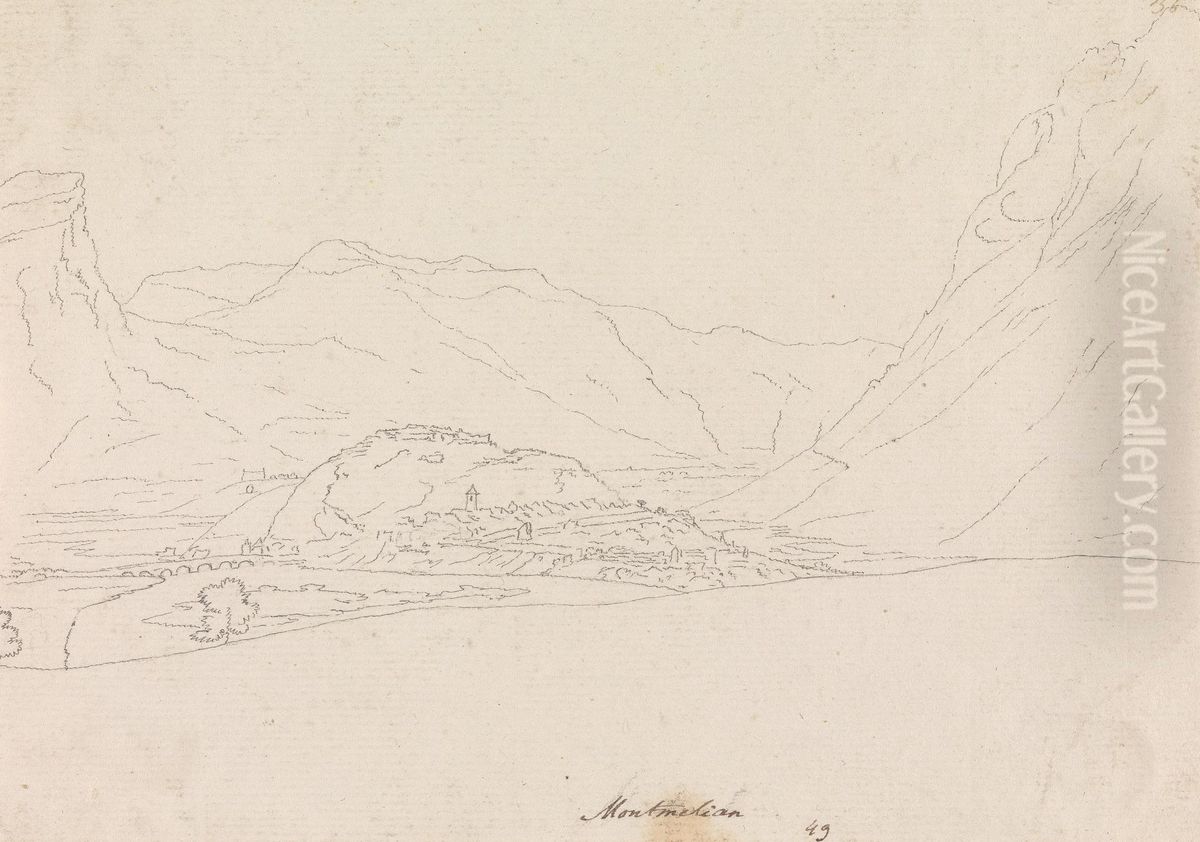 Montmelian, France Oil Painting by Henry Swinburne