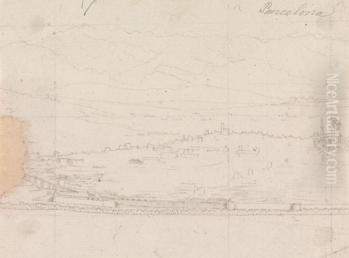 Barcelona, Spain Oil Painting by Henry Swinburne