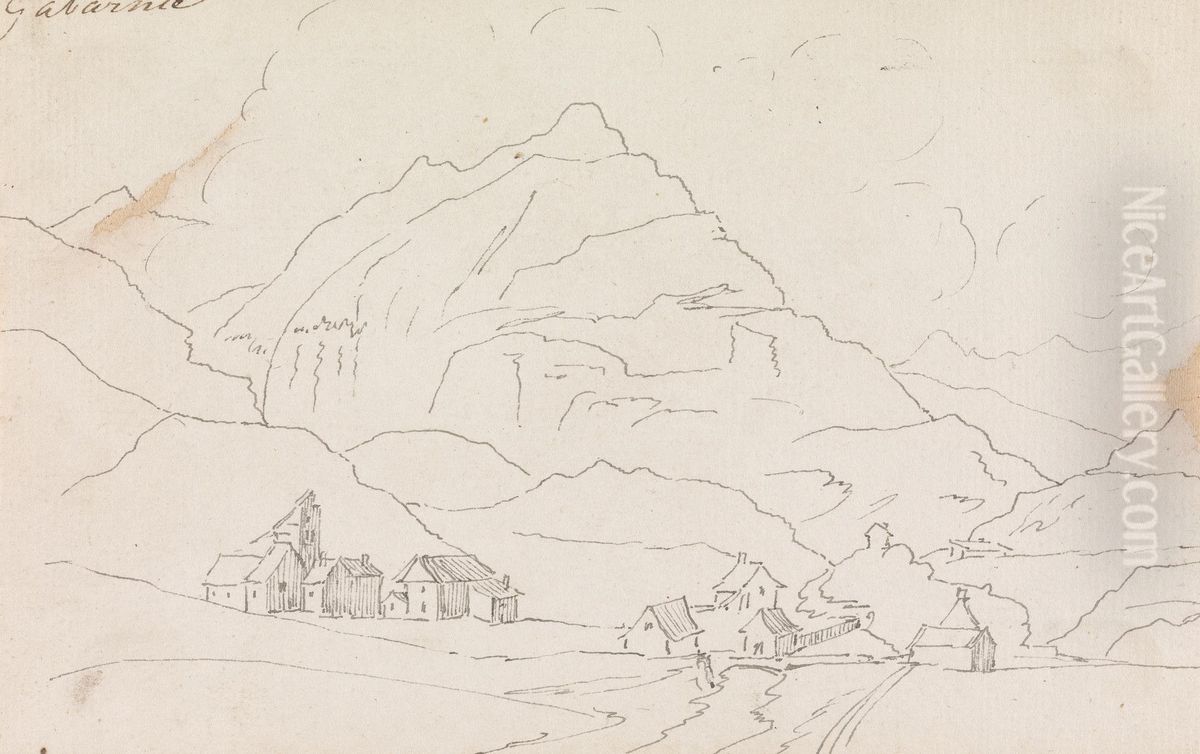 Gavarnie, France Oil Painting by Henry Swinburne