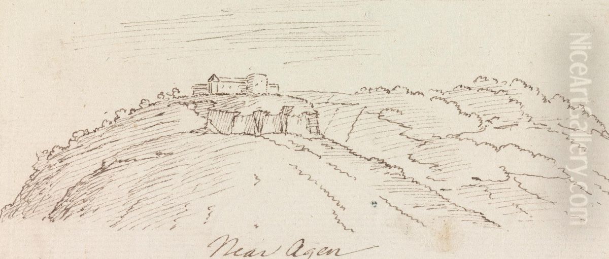 Near Agen Oil Painting by Henry Swinburne